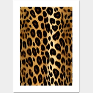 Leopard hide pattern Posters and Art